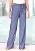 Jessica London Plus Size Chambray Sash-Tie Pants