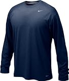 Nike 384408 Legend Dri-Fit Long Sleeve Tee - Navy Nike 384408 Legend Dri-Fit Long Sleeve Tee - Navy