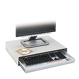 Innovera Standard Desktop Keyboard Drawer, 20-5/8 X 10, Light Gray