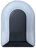 3062 Outdoor Wall Light in Black & Marble Glass