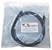YCS Basics 6 foot 3.5mm male to female 4 conductor (TRRS) cable