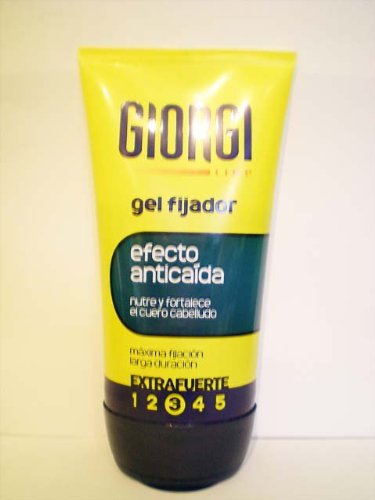GIORGI Gel Fijador Anticaida - Styling Gel (mit Wirkung gegen Haarausfall) mit extra starkem Halt 150ml