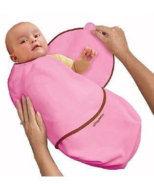 Kiddopotamus SwaddleMe Bamboo Small - Raspberry
