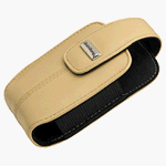 BlackBerry 8800 Series Lambskin Leather Swivel Holster, Ecru Tan