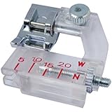 niceEshop Snap on Adjustable Bias Tape Binding Foot for Domestic Sewing Machine