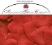 Heart Shaped Silk Rose Petals Wedding Favors Decor - 100 Count - Red