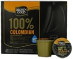 Brown Gold 100% Colombian Coffee Caps...
