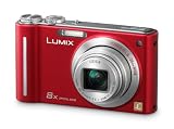 Panasonic LUMIX DMC-ZX1 EG-R Digitalkamera (12 Megapixel, 8-fach opt. Zoom, 6,9 cm (2,7 Zoll) Display, Bildstabilisator) rot