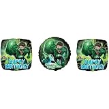 3 Super Hero Green Lantern "Happy Birthday" Mylar Balloon Bouquet - DC Comics Green Lantern Balloon Bouquet Bundle