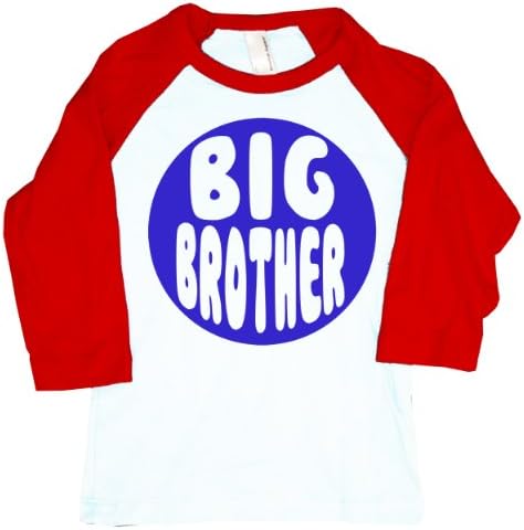Happy Family Clothing Little Boys' Big Brother Boys Raglan T-Shirt