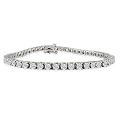 $499.99 - 14k White Gold Diamond Tennis Bracelet (2 cttw)