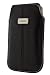 Krusell 95321 Luna XXL Leather Mobile Pouch for Samsung Galaxy S II, Galaxy Nexus, Motorola Atrix 2, HTC Titan II, Nokia Lumia 900 and Other Smartphones - Black