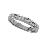 0.25 (1 4) cttw Round Diamonds Anniversary Ring Band - 14kt White Gold