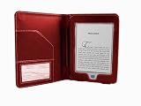 Produkt-Bild: Navitech Rote Premium Executive Leder Flip Trage Tasche Im Buch Stil F&uuml;r Das Neue Amazon Kindle Touch Wi-Fi, 6 Zoll E Ink Display Amazon 4G E-reader Ger&auml;t (November 2011 Ausgabe)