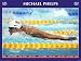 Michael Phelps Winning Poster by Unknown. LAMINATED. 22.62 inches width by 14.67 inches height. Highest Quality Art Poster Print