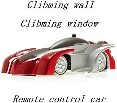 Wall Climber Remote Control Car Ceiling Climbing Anti Zero Gravity Electric Toys Rc Mini Stunt Car Lucky Boy(red)