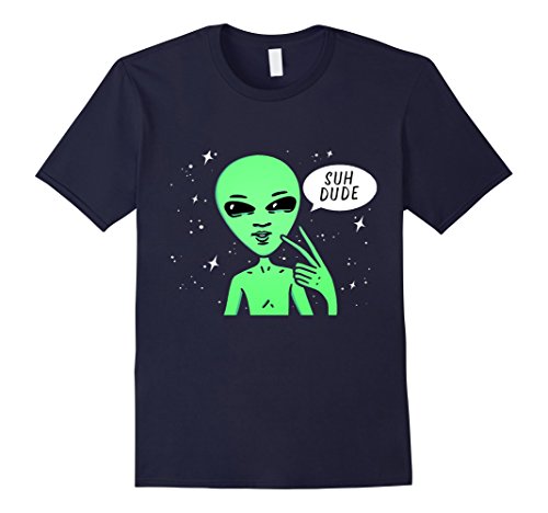 Men's Alien Suh Dude Tshirt Medium Navy