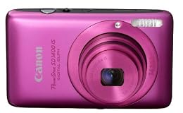 Canon PowerShot SD1400IS 14 1 MP Digital Camera with 4x Wide Angle Optical Image Stabilized Zoom and 2 7-Inch LCD Pink 