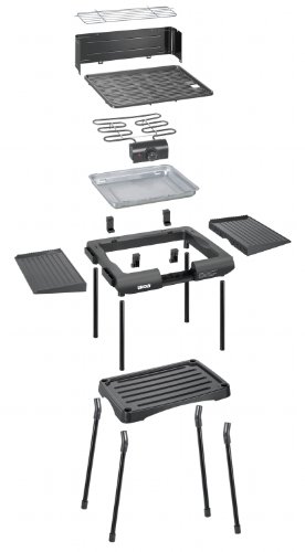 Unold Vario Barbecue-Grill / 1.600 W / Tisch- und Standgrill Preisvergleich