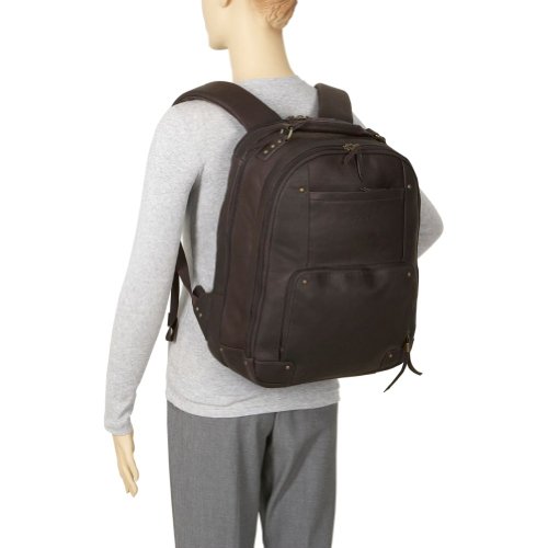 SOLO Vintage Collection Colombian Leather Laptop Backpack, Holds Notebook Computer up to 15.6 Inches, Espresso, VTA701-3 SOLO Vintage Collection Colombian Leather Laptop Backpack, Holds Notebook Computer up to 15.6 Inches, Espresso, VTA701-3