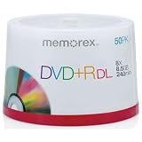 Memorex DVD+R DL 8.5GB 50 Pack 32025732