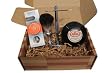 Simply Beautiful Shaving Gift Set with Merkur Razor, Stand, Brush, and Omega Soap
