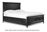 Magnussen Furniture South Hampton Collection Panel Bed (with underbed stora ....