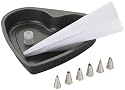 chg 9819-05 Herzbackform 24 cm und Spritzbeutel-Set