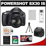 Canon SX30 IS PowerShot Appareil photo Bridge 14 mpix + Kit Accessoires Somptueuxpar Canon