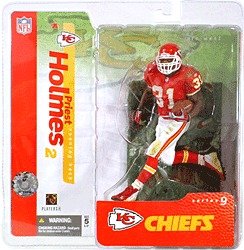 McFarlane Toys NFL Sports Picks Series 9 Action Figure Priest Holmes (Kansas City Chiefs) Red Jersey