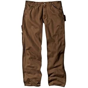 Buy Dickies DU336RMS 34X32 Relaxed Fit Sanded Duck Carpenter Jeans