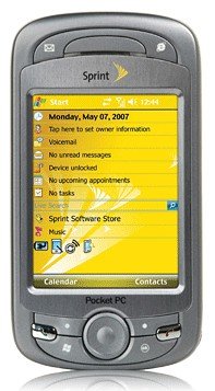 Sprint HTC Mogul PPC-6800 Cell Phone Brand New in Box No Contract Required Includes a Free Car Charger