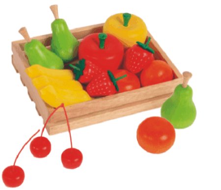 Crate of Play Food Fruit