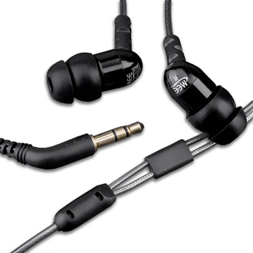 MEElectronics M9-BK Hi-Fi Sound-Isolating In-Ear Headphones (Black)