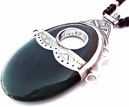 Authentic Handmade African Tuareg Necklace Ethnic Tribal Silver Jewelry Gypsy Hippy
