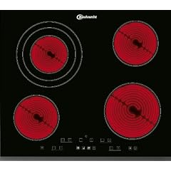 Bauknecht EDPS 6640 IN/MOD Glaskeramik-Kochfeld / TouchControl / Lightronic / 1 Dreikreis-Kochzone / 60 cm / Profilrahmen mit Facettenschliff