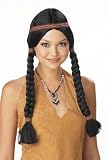 Indian Maiden (Black) Wig Adult