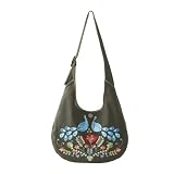 Serena & Lily Peacock Gypsy Tote, Army Green