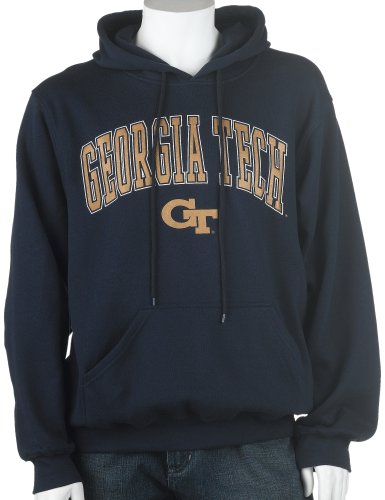 Soffe Georgia Tech Hoodie with Arch and Mascot