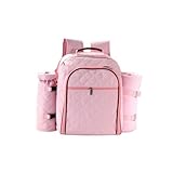 Picnic Gift 8010-PK Mini Me Deluxe Insulated Baby Back Pack W/blanket in Pink