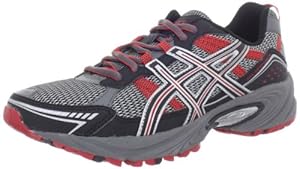ASICS Men's GEL-Venture 4 Running Shoe,Charcoal/Black/Red,10 M US