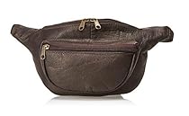 Two Zip Waistpack Color: Caf&eacute; / Dark Brown
