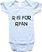 R IS FOR RYAN / Hurry Up - Name-series - White or Blue Onesie / Baby T-shirt