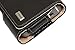 Rebono Black Leather Belt Clip Holster Pouch For iPhone 6 Otterbox Defender Case - Black (Black W/Wallet)