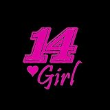 14 Stewart Girl Car Window Decal Sticker Raspberry Pink 4"