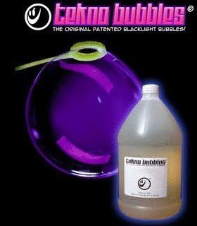 Tekno Bubbles - Blue UV Blacklight Reactive - Half Gallon - 64 Ounces by Tekno Bubbles
