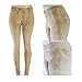 TD Collections Women’s Velvet Leggings - Ultra Soft Pants - Elastic Waist Band - Skinny Pants