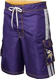 NFL Men's Minnesota Vikings Swimwear Shorts (Purple, Large)
