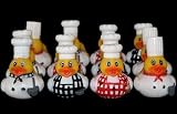 41Gq95zh7BL. SL160  12 Chef Rubber Ducks