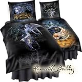 Dark Chemical Wedding and Dragons Bedspread Duvet Cover